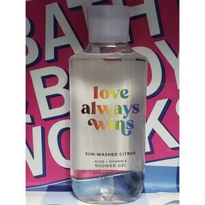 BBW PRIDE Love Always Wins Sun Washed Citrus Aloe & Vitamin E  Body Shower Gel